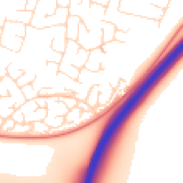 Daytime road noise heatmap for LE6 0YB