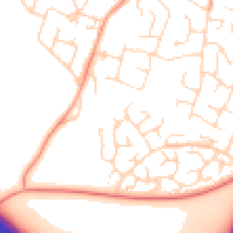 Daytime road noise heatmap for LE6 0YX