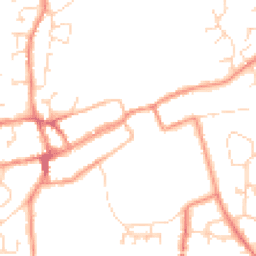 Daytime road noise heatmap for LE65 1AB