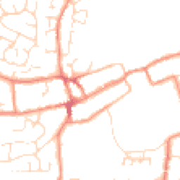 Daytime road noise heatmap for LE65 1AG