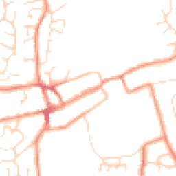 Daytime road noise heatmap for LE65 1AH