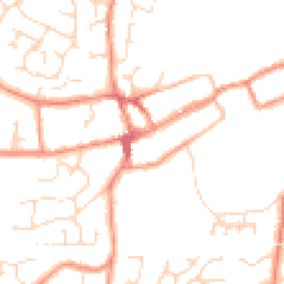 Daytime road noise heatmap for LE65 1AL