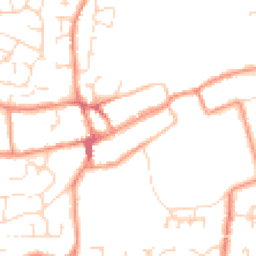Daytime road noise heatmap for LE65 1AN