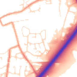 Daytime road noise heatmap for LE65 1AR