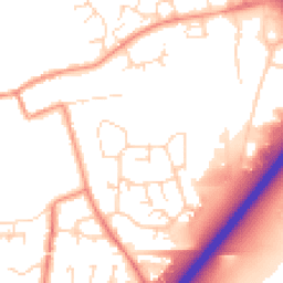 Daytime road noise heatmap for LE65 1AT
