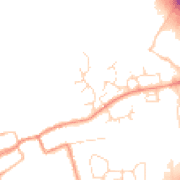 Daytime road noise heatmap for LE65 1AX