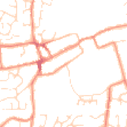 Daytime road noise heatmap for LE65 1BF