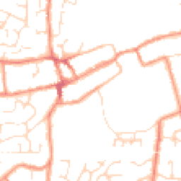 Daytime road noise heatmap for LE65 1BQ