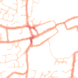 Daytime road noise heatmap for LE65 1BW