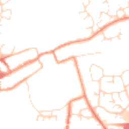 Daytime road noise heatmap for LE65 1DH