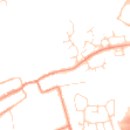 Daytime road noise heatmap for LE65 1DL