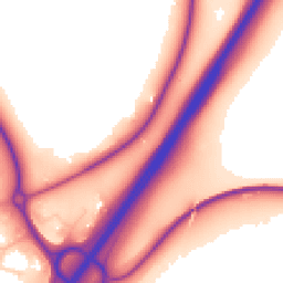 Daytime road noise heatmap for LE65 1DS
