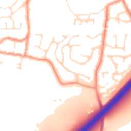Daytime road noise heatmap for LE65 1DX