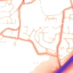 Daytime road noise heatmap for LE65 1DY