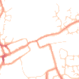 Daytime road noise heatmap for LE65 1EG