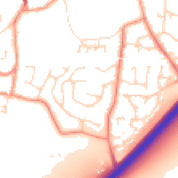 Daytime road noise heatmap for LE65 1EU