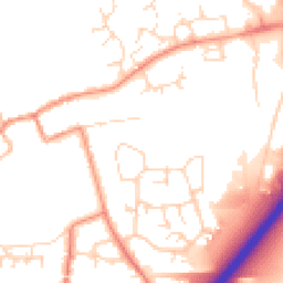 Daytime road noise heatmap for LE65 1FQ