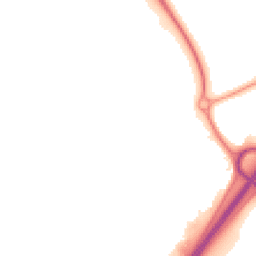 Night-time road noise heatmap for LE65 1FW