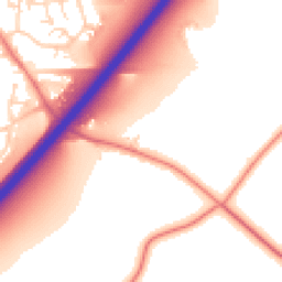 Daytime road noise heatmap for LE65 1GY
