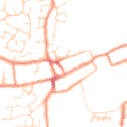 Daytime road noise heatmap for LE65 1HB