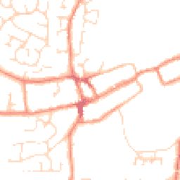 Daytime road noise heatmap for LE65 1JW