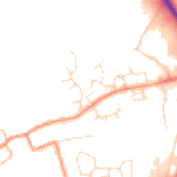 Daytime road noise heatmap for LE65 1LB