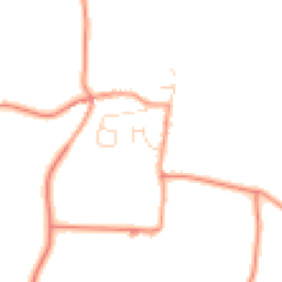 Daytime road noise heatmap for LE65 1RX