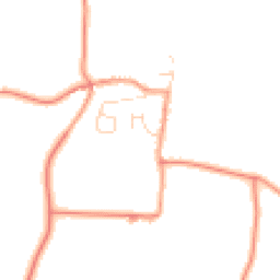 Daytime road noise heatmap for LE65 1RZ