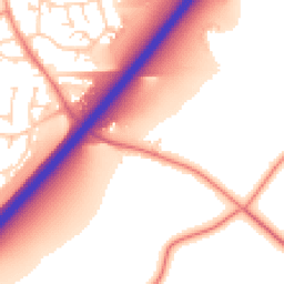 Daytime road noise heatmap for LE65 1TR