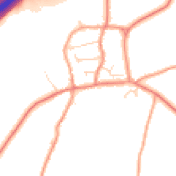 Daytime road noise heatmap for LE65 1WB