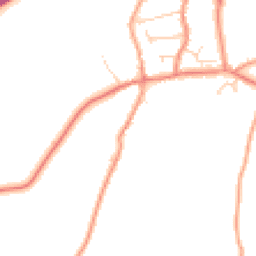 Daytime road noise heatmap for LE65 1WD