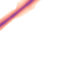 Night-time road noise heatmap for LE65 1WE