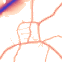Daytime road noise heatmap for LE65 1WJ