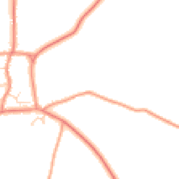 Daytime road noise heatmap for LE65 1WU