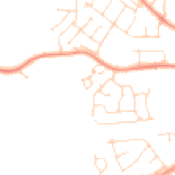 Daytime road noise heatmap for LE65 2AR