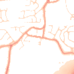Daytime road noise heatmap for LE65 2FA