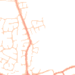 Daytime road noise heatmap for LE65 2JX