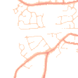 Daytime road noise heatmap for LE65 2PD