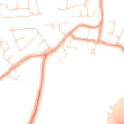 Daytime road noise heatmap for LE65 2RY