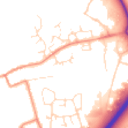 Daytime road noise heatmap for LE65 2SR