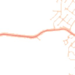 Daytime road noise heatmap for LE65 2TU