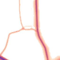 Daytime road noise heatmap for LE65 2TY