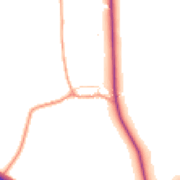 Daytime road noise heatmap for LE65 2UA