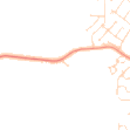 Daytime road noise heatmap for LE65 2UJ