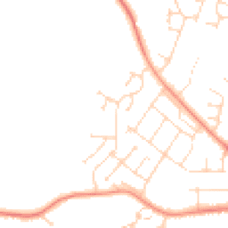 Daytime road noise heatmap for LE65 2UW