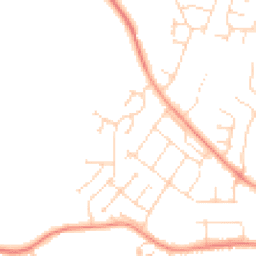 Daytime road noise heatmap for LE65 2UX