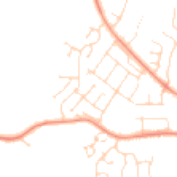 Daytime road noise heatmap for LE65 2WH