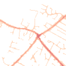 Daytime road noise heatmap for LE7 1BS