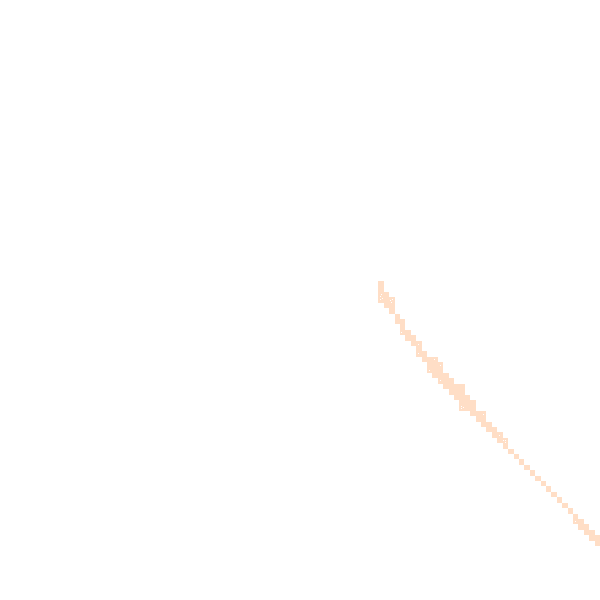 Night-time road noise heatmap for LE7 1BT