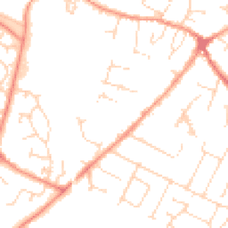 Daytime road noise heatmap for LE7 1GH